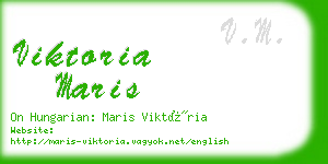 viktoria maris business card